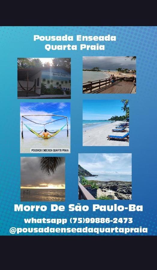 Pousada Enseada Quarta Praia Morro de São Paulo Kültér fotó